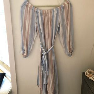 Adriano Goldschmied dress, off the shoulder dress